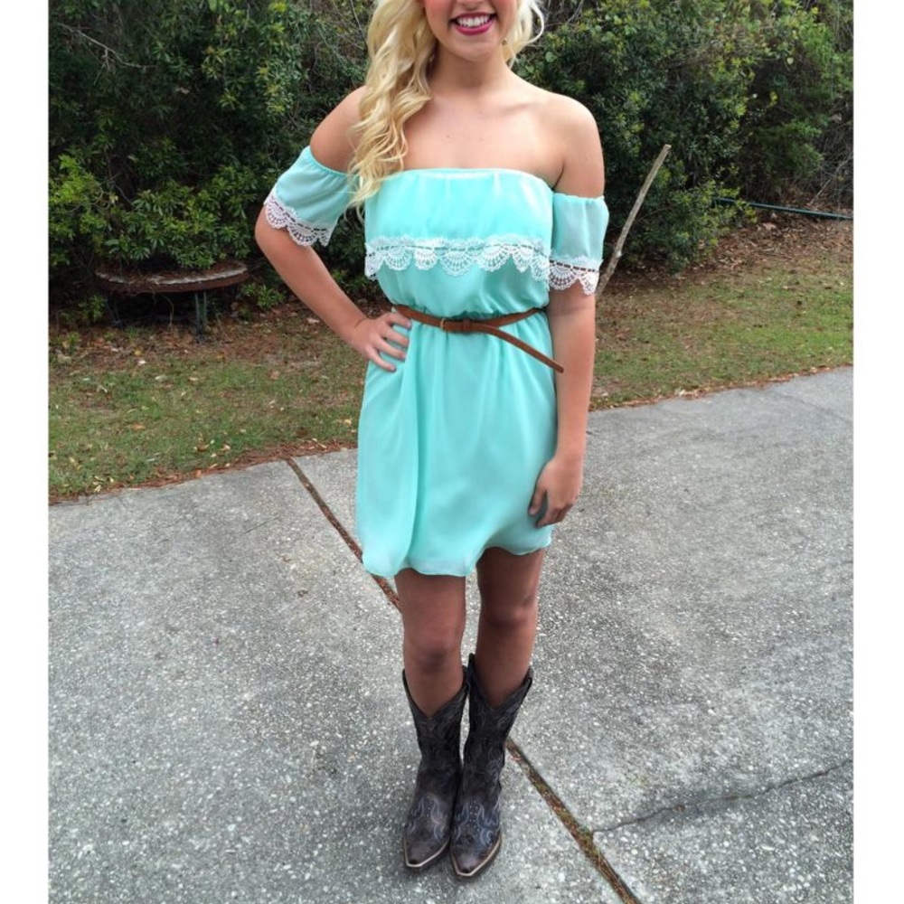 Off the shoulder dress